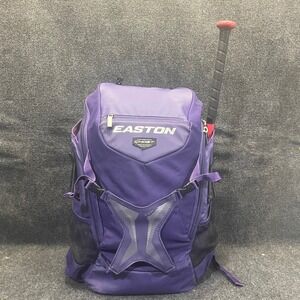 Easton Ghost NX Fastpitch Softball Bat Pack Backpack Purple Grey Equipment Bag